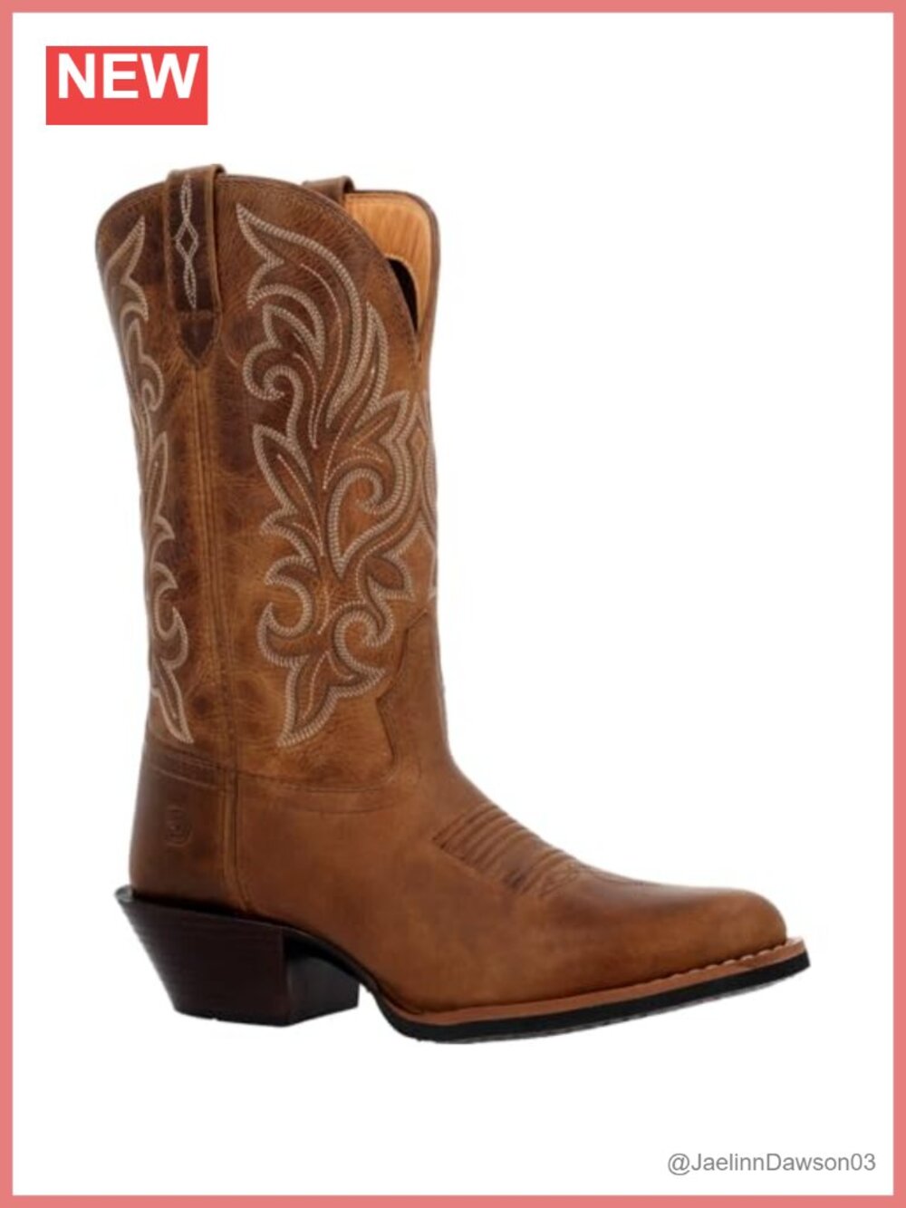 Durango Women's Shyloh Western Mid-Calf Boots Full Grain Leather Pull-On